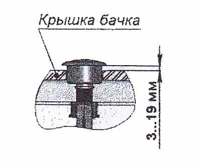 Арматура для сливного бачка