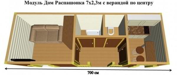 Дачные бытовки с туалетом и душем: виды и обустройство