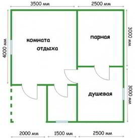 Дом баня с мансардой из бревна проекты