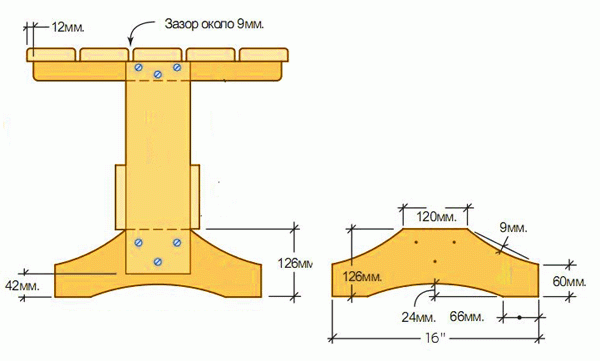 Как сделать стол своими руками для дачи