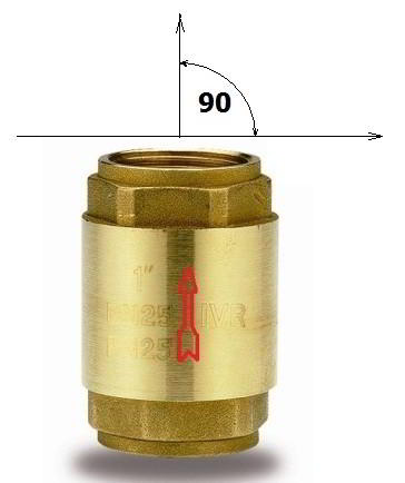 Обратный клапан: особенности установки.