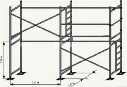 Строительные леса своими руками