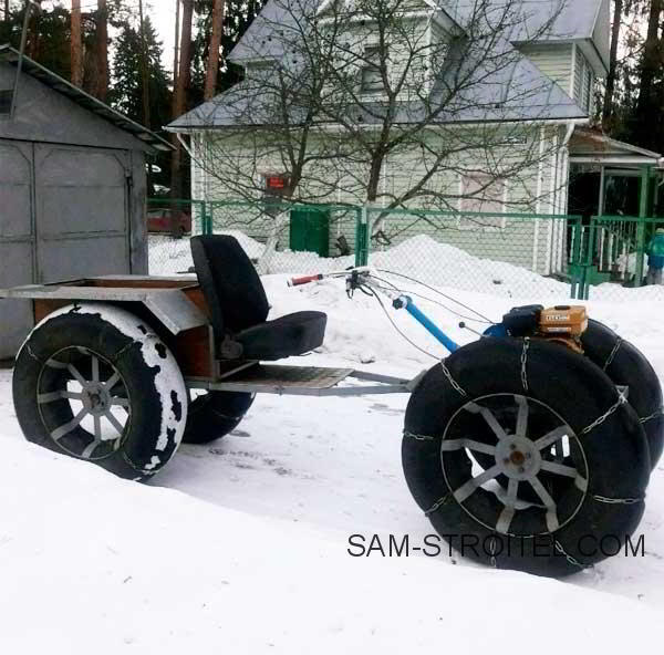 Вездеход из мотоблока своими руками