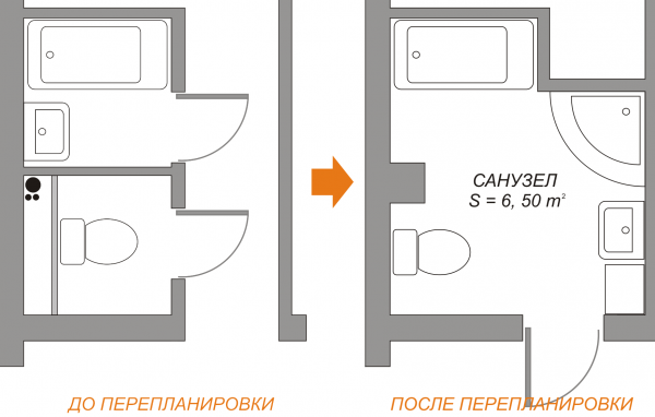 10 советов по перепланировке и совмещению санузла