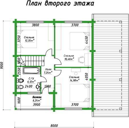 12 лучших проектов каркасных домов