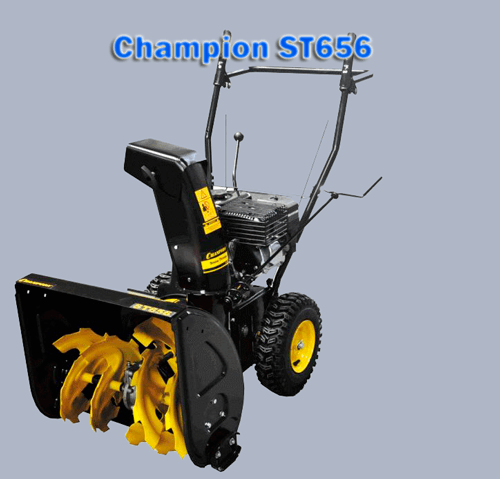 Бензиновый снегоуборщик Champion ST656, ST762E