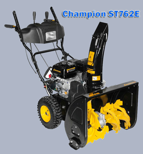 Бензиновый снегоуборщик Champion ST656, ST762E