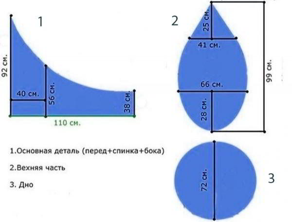 Как сделать кресло мешок своими руками в домашних условиях