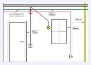 Квартирная электропроводка, схема, рекомендации по составлению, типовые схемы для одно и двухкомнатной квартиры