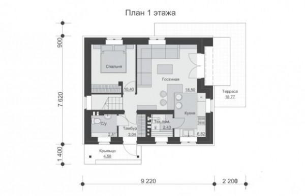 ТОП 11 проектов домов из пеноблоков с мансардой