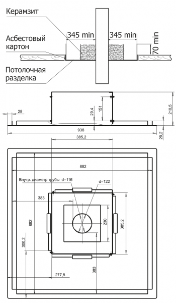 Устройство дымохода в бане для дровяной печи