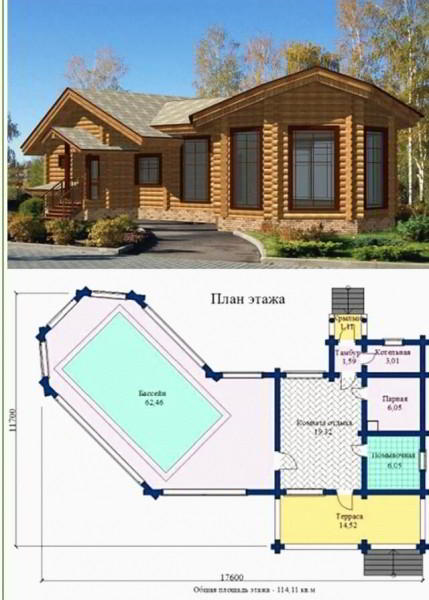 Большие бани с бассейном - Строим баню или сауну