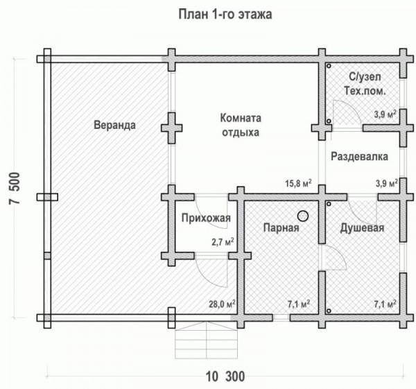 Красивые бани из бруса - Строим баню или сауну