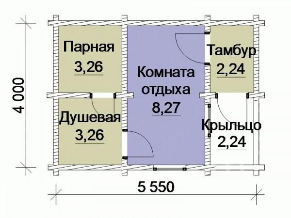 Красивые бани из бруса - Строим баню или сауну