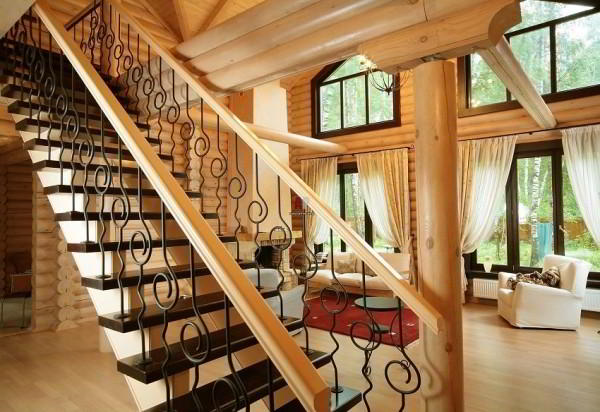 Лестницы на второй этаж в частном доме своими руками. Схема конструкции лестницы