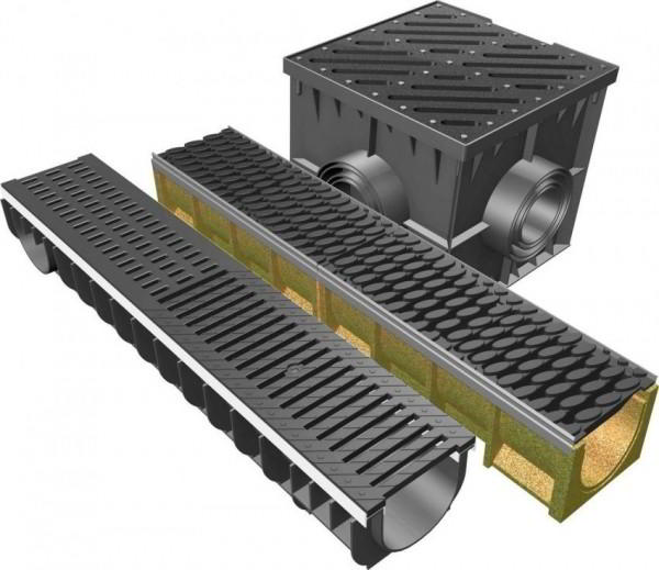 Лотки для ливневой канализации: назначение, разновидности и особенности монтажа