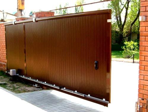 Автоматические ворота с дистанционным управлением Автоматические ворота с дистанционным управлением