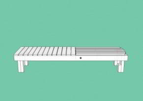 Как сделать лежак для русской бани
