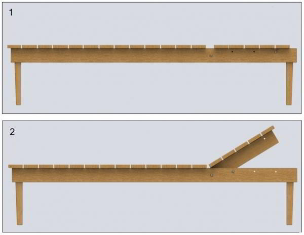 Как сделать лежак для русской бани