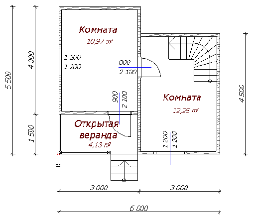 Проекты дачных домиков из пеноблоков